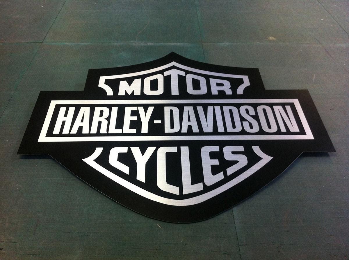 Lettrages et enseignes - Logo Harley Davidson